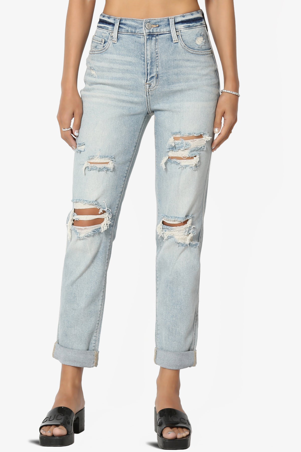 Rocky High Rise Distressed Boyfriend Jeans in ICMP LIGHT_1