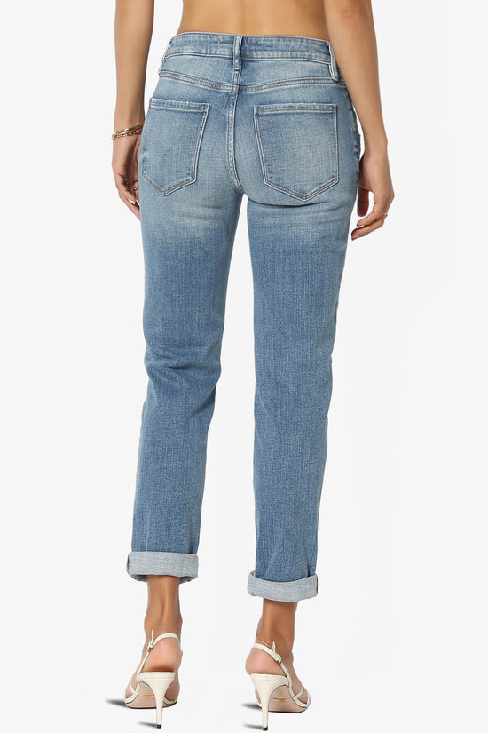 Load image into Gallery viewer, Frankie Mid Rise Girlfriend Jeans in Buzzkill MEDIUM_2

