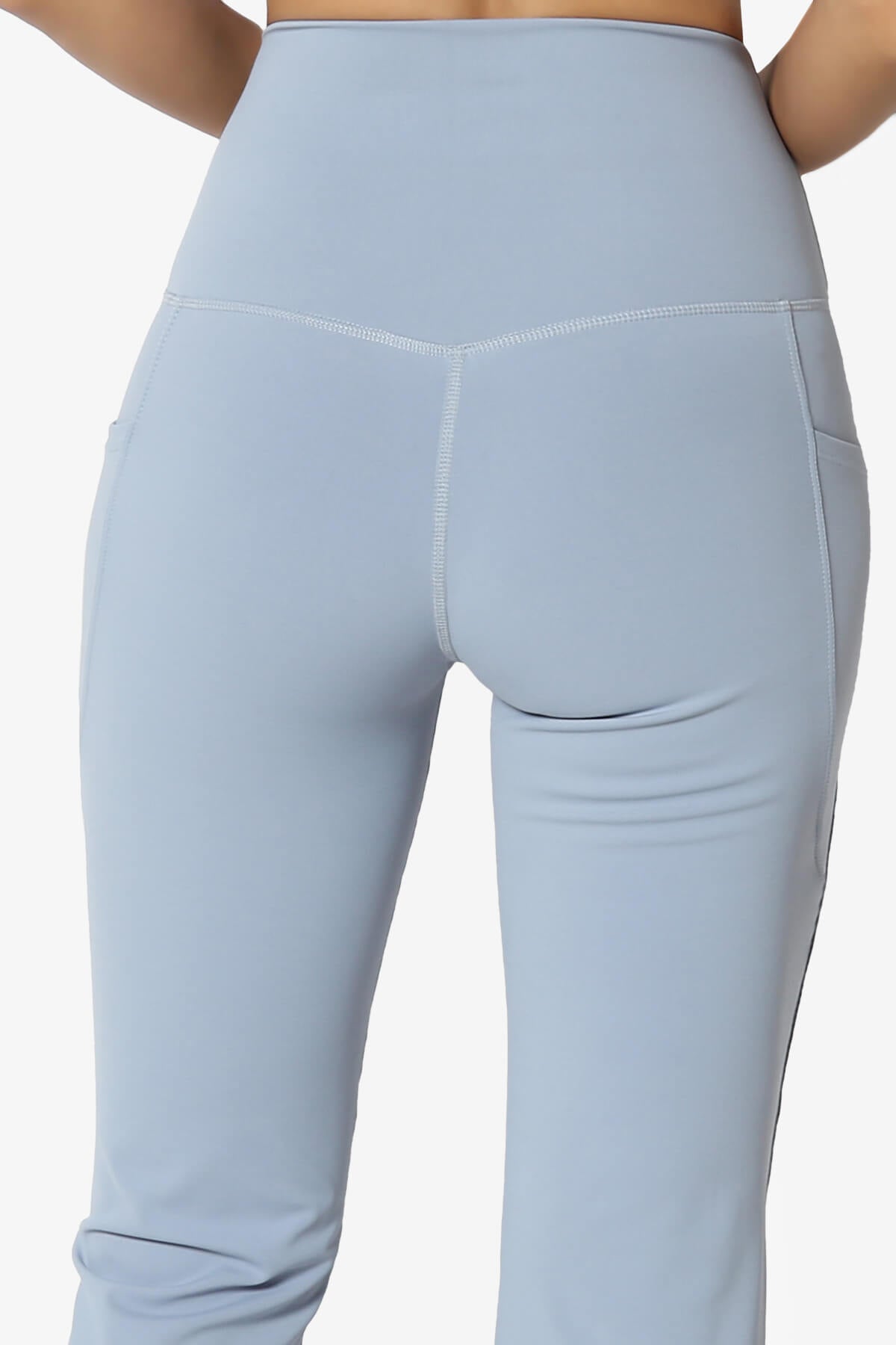 Avia Blue Athletic Leggings Flare leg yoga pants. Size Large (12-14) Womens