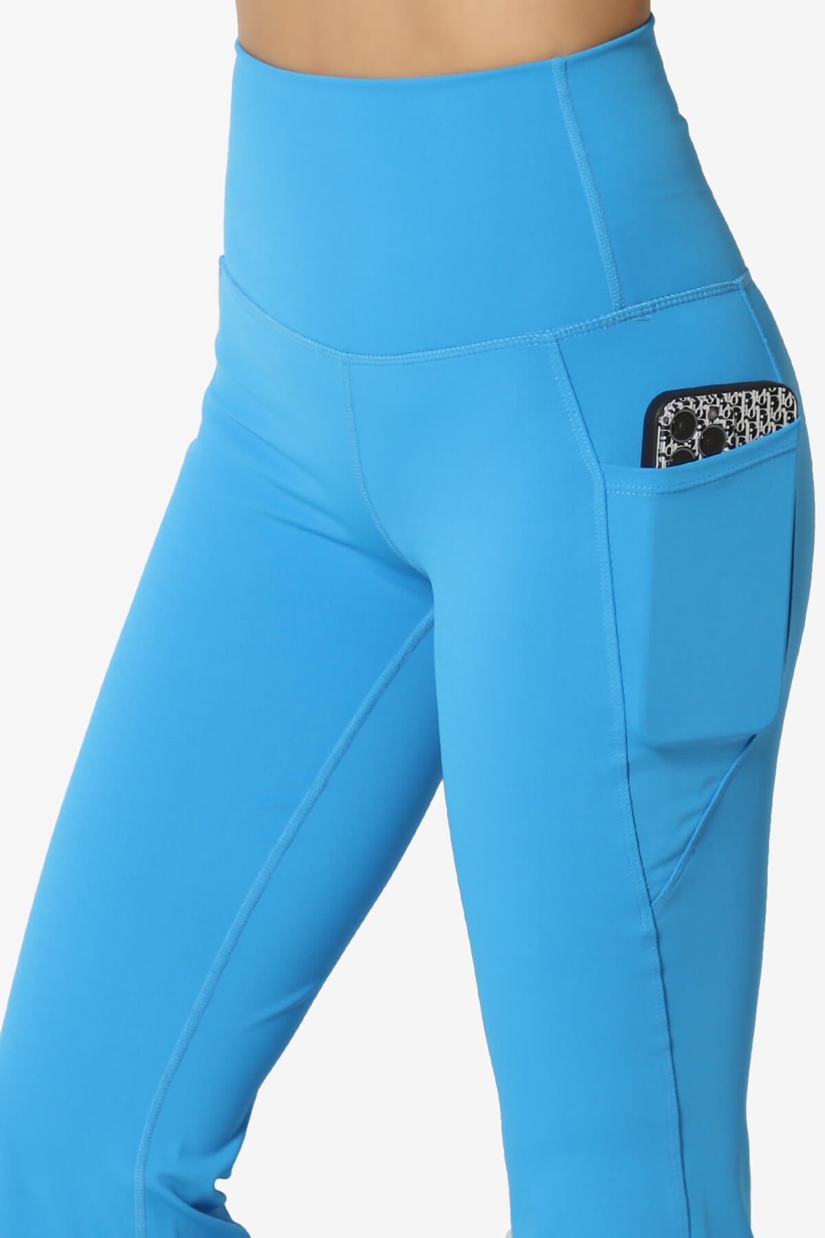 Gemma Athletic Pocket Flare Yoga Pants SKY_5