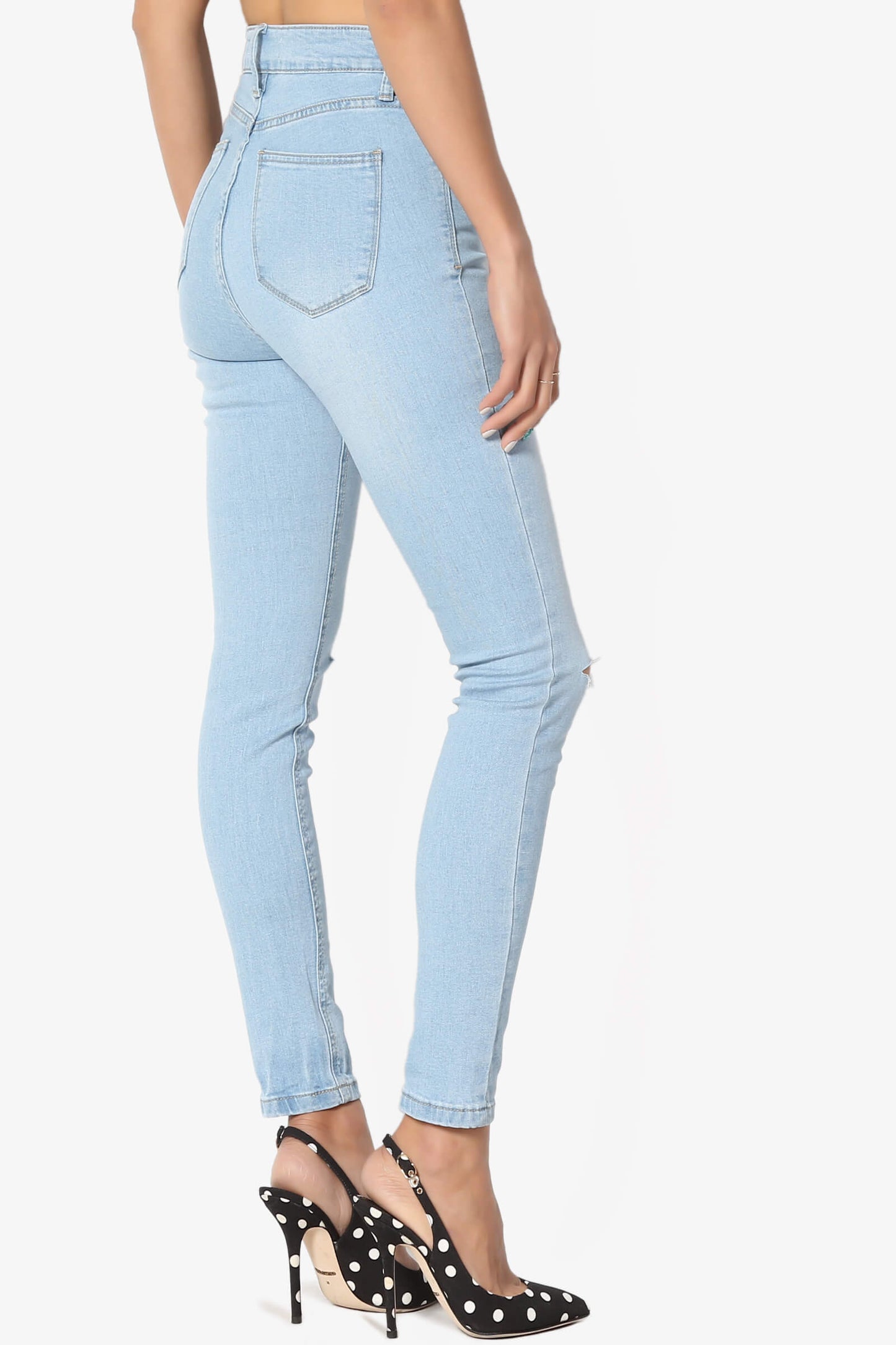 Load image into Gallery viewer, Joan High Rise Crop Skinny Jeans LIGHT_4
