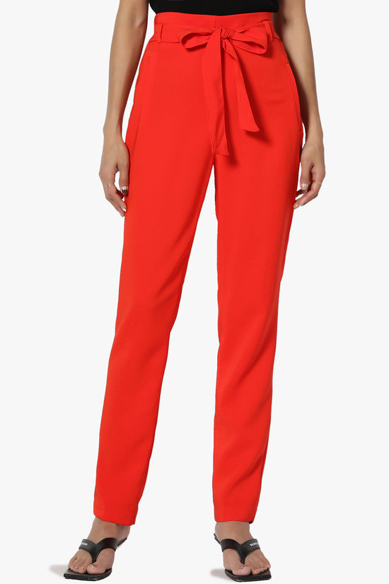 Load image into Gallery viewer, Moxy Bow Elastic High Rise Trouser
