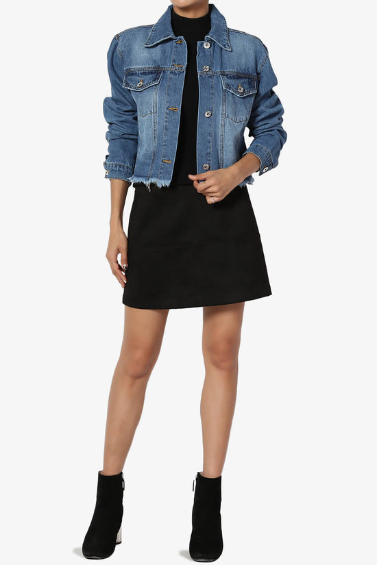 Fralissi Faux Suede Mini Skirt BLACK_6