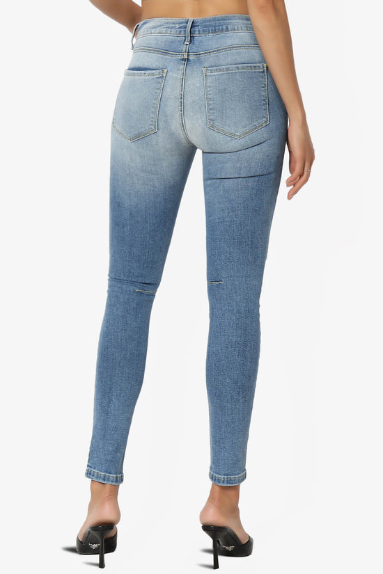 Jigott Knee Dart Washed Skinny Jeans MEDIUM_2