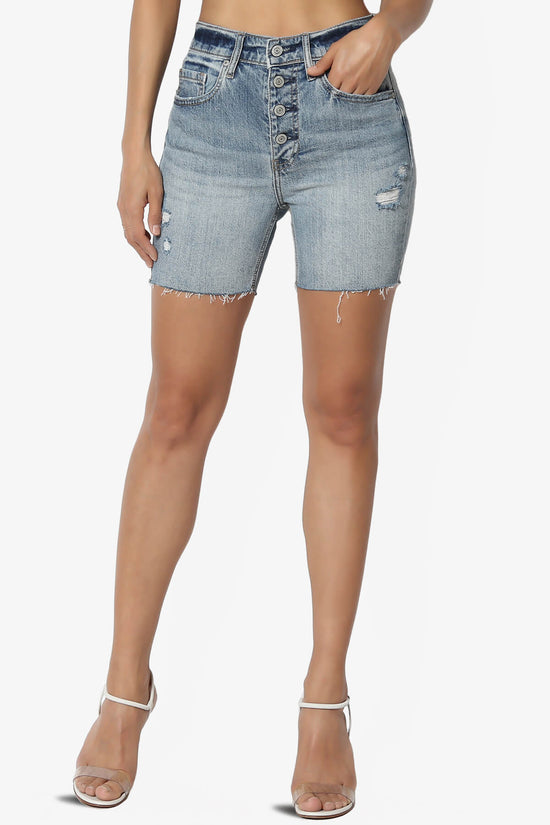 Load image into Gallery viewer, Kailey High Rise Boker Shorts Tim Med MEDIUM_1
