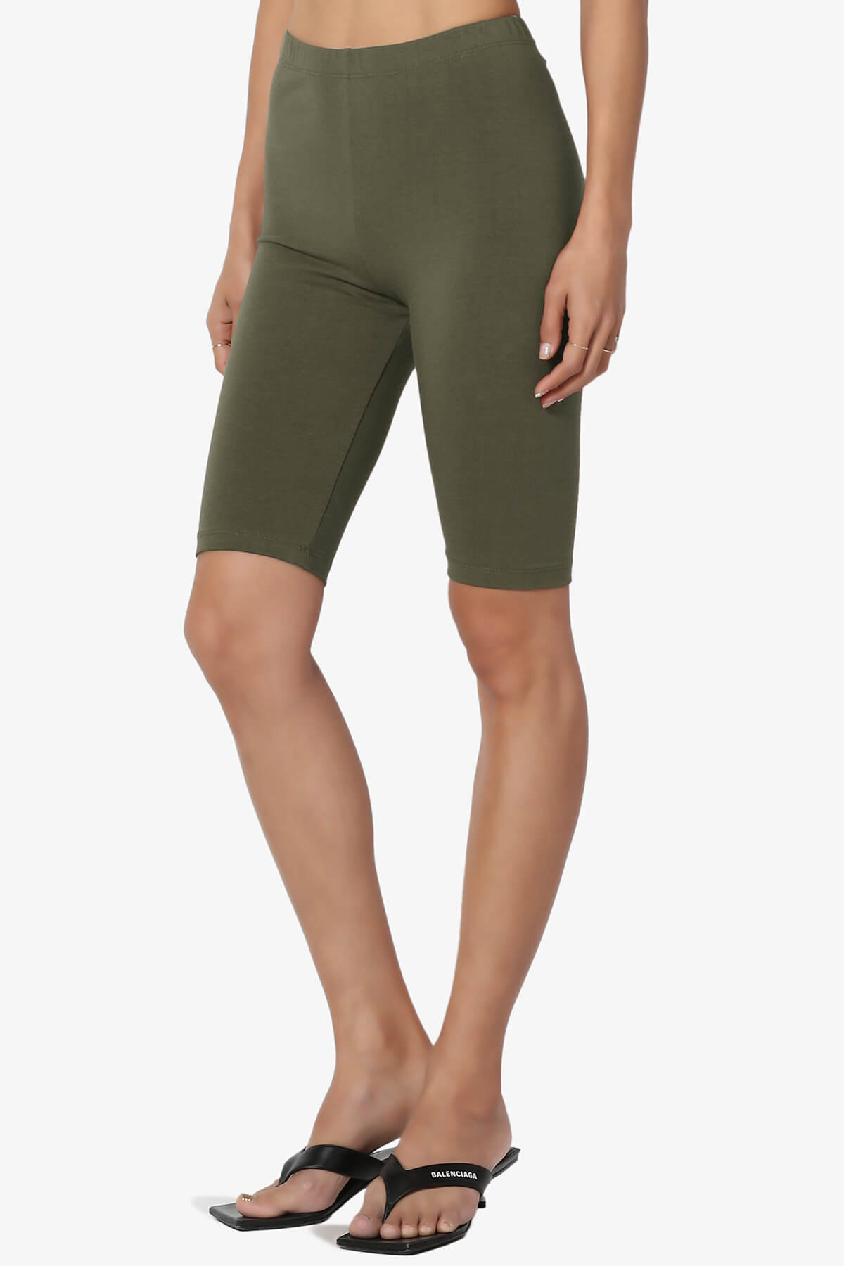Load image into Gallery viewer, Kite Cotton Bermuda Short Leggings OLIVE_3
