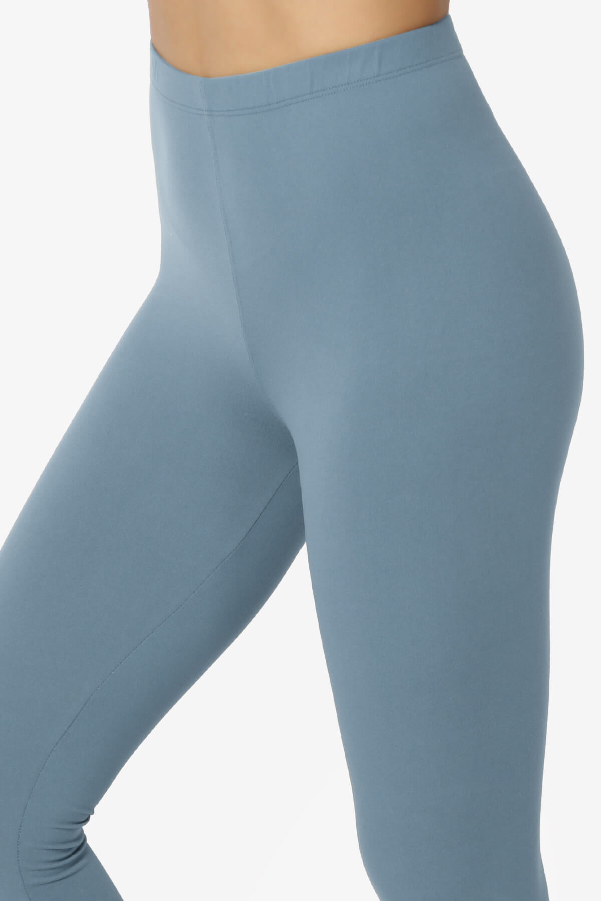 Load image into Gallery viewer, Loreen High Rise Microfiber Ankle Leggings CEMENT_5
