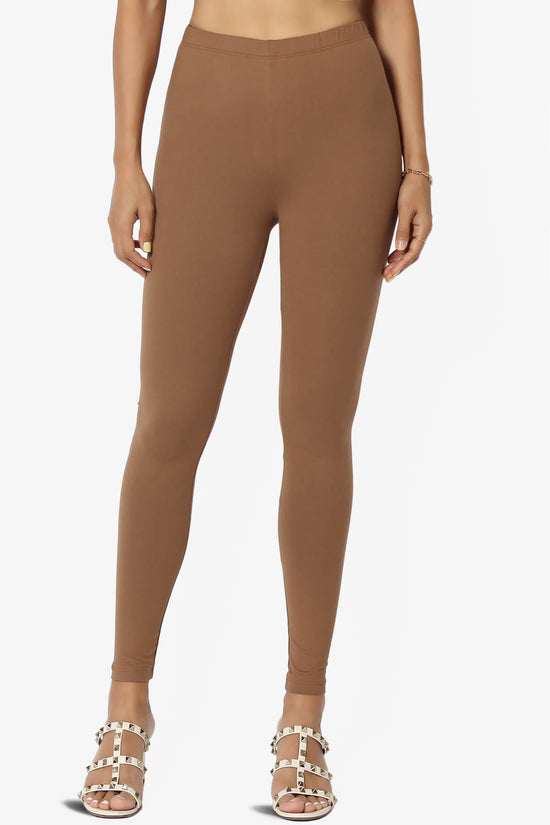 Load image into Gallery viewer, Loreen High Rise Microfiber Ankle Leggings DEEP CAMEL_1
