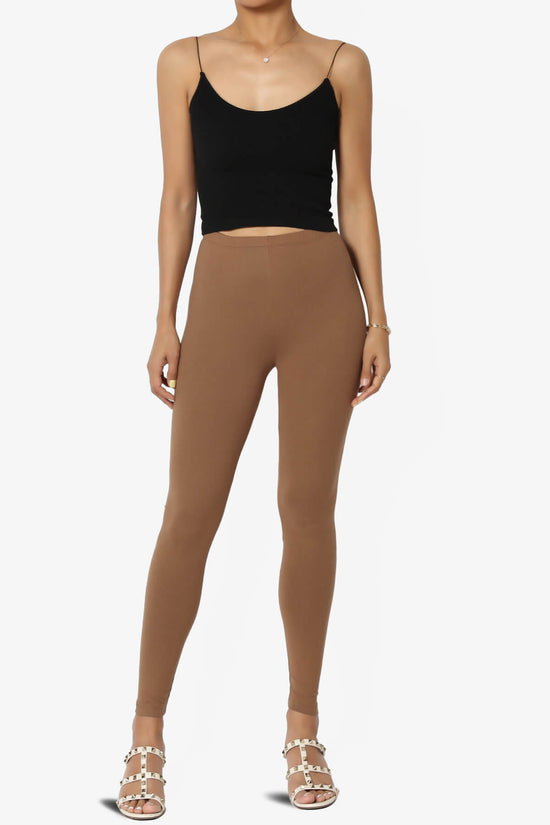 Load image into Gallery viewer, Loreen High Rise Microfiber Ankle Leggings DEEP CAMEL_6
