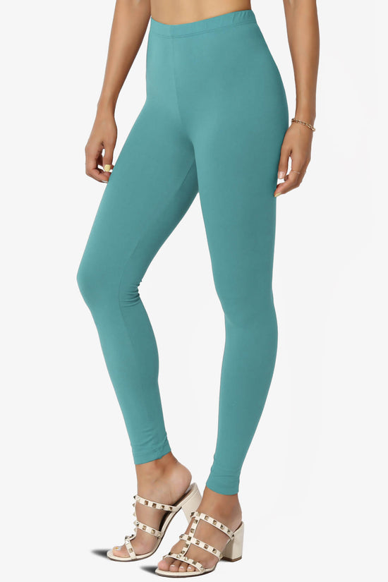 Load image into Gallery viewer, Loreen High Rise Microfiber Ankle Leggings DUSTY TEAL_3
