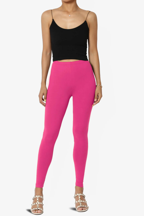 Load image into Gallery viewer, Loreen High Rise Microfiber Ankle Leggings FUCHSIA_6
