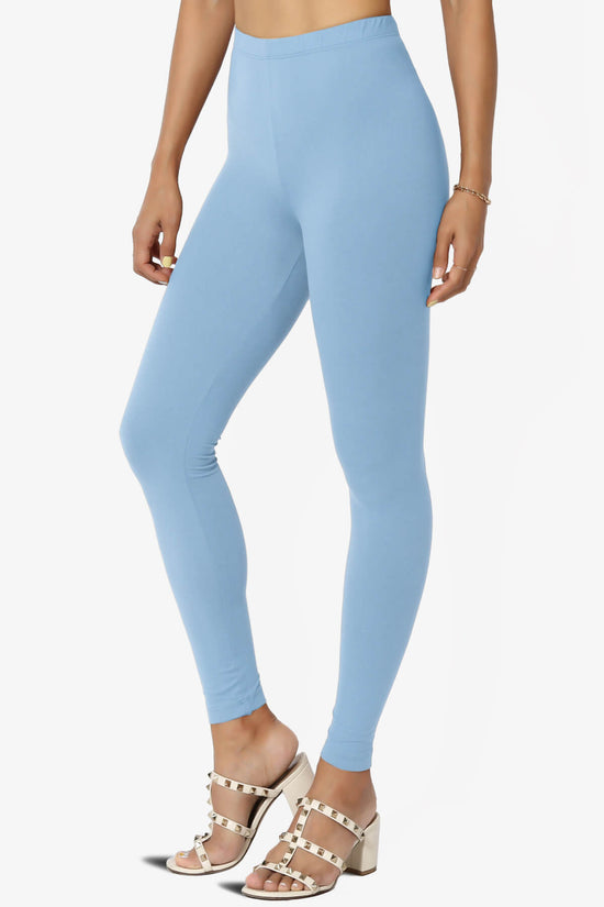 Load image into Gallery viewer, Loreen High Rise Microfiber Ankle Leggings LIGHT BLUE_3
