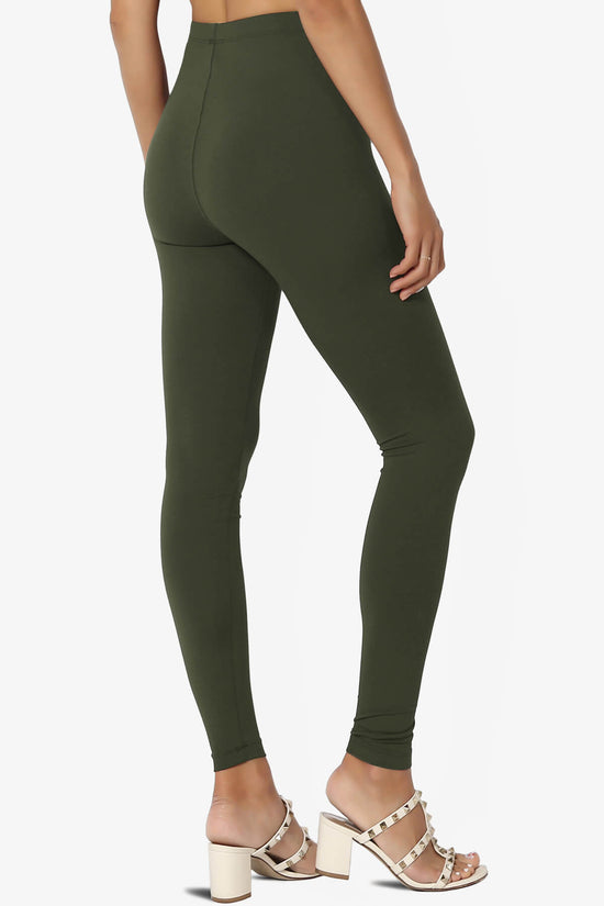 Load image into Gallery viewer, Loreen High Rise Microfiber Ankle Leggings OLIVE_4
