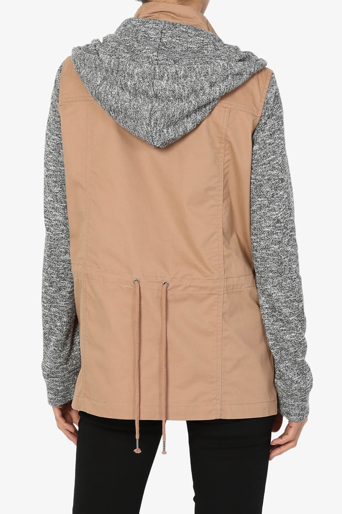 Load image into Gallery viewer, Horton Knit Hooded Anorak Jacket TAUPE_2
