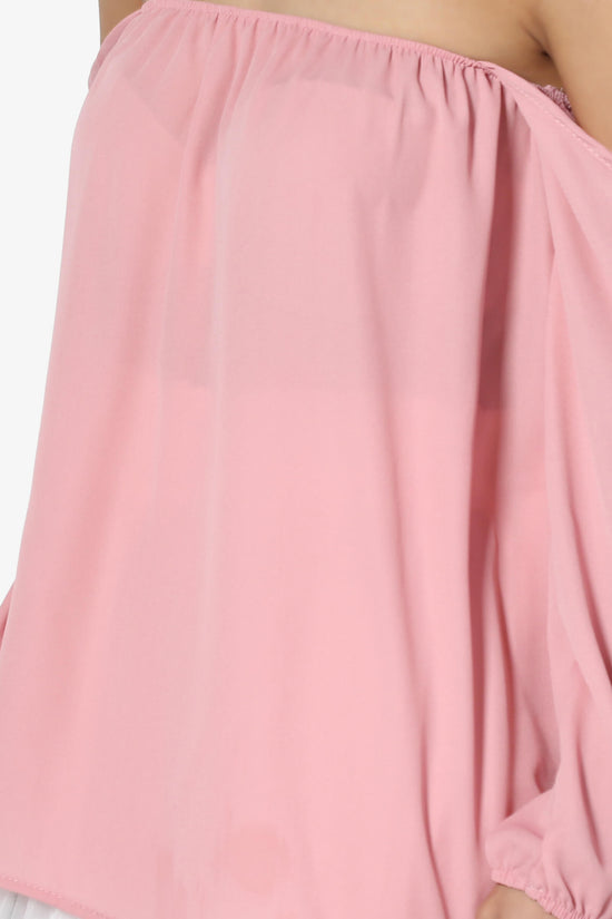 Load image into Gallery viewer, Bali Off Shoulder Blouse DUSTY PINK_5

