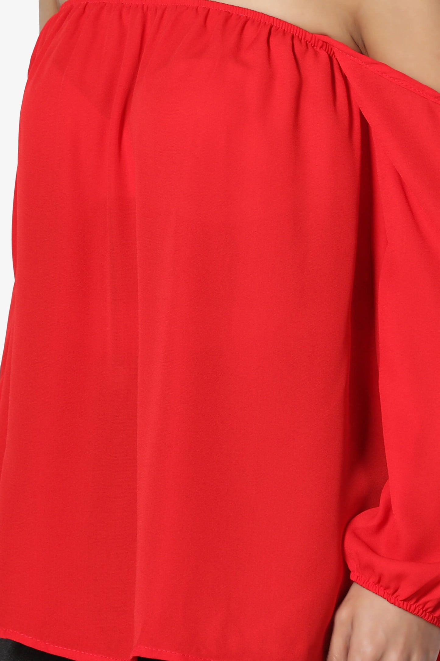 Bali Off Shoulder Blouse RED_5