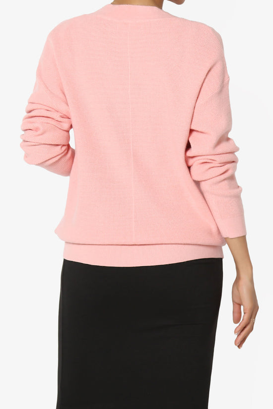 Load image into Gallery viewer, Nicky Micro Waffle Viscose Knit Cardigan DUSTY PINK_2
