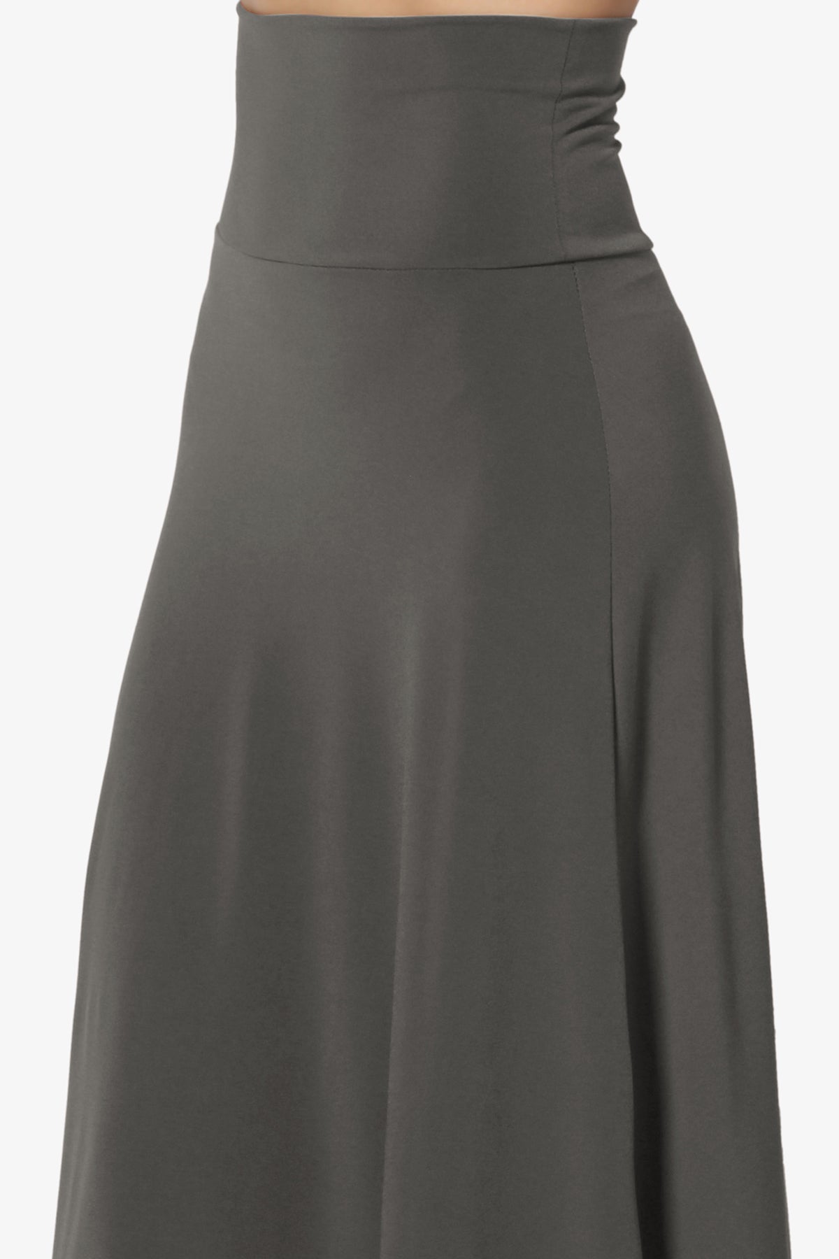 Load image into Gallery viewer, Nolan Stretch Flared Knee Skirt ASH GREY_5
