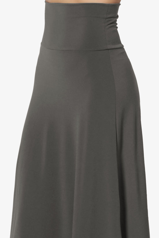 Load image into Gallery viewer, Nolan Stretch Flared Knee Skirt ASH GREY_5
