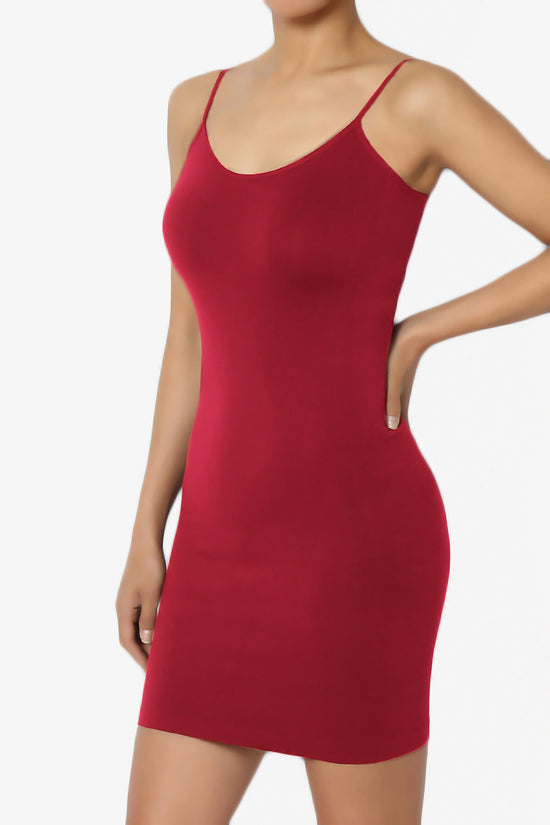 Olivarra Seamless Slip Dress RED_3