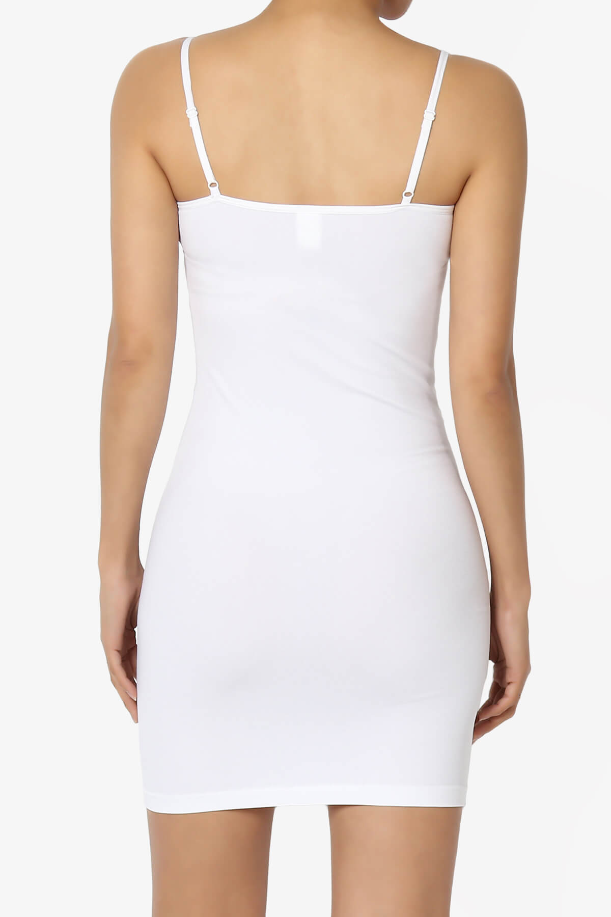 Load image into Gallery viewer, Olivarra Seamless Slip Dress WHITE_2
