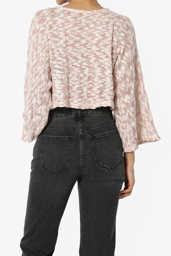 Load image into Gallery viewer, Paige Marled Knit Boxy Crop Top DARK MAUVE_2

