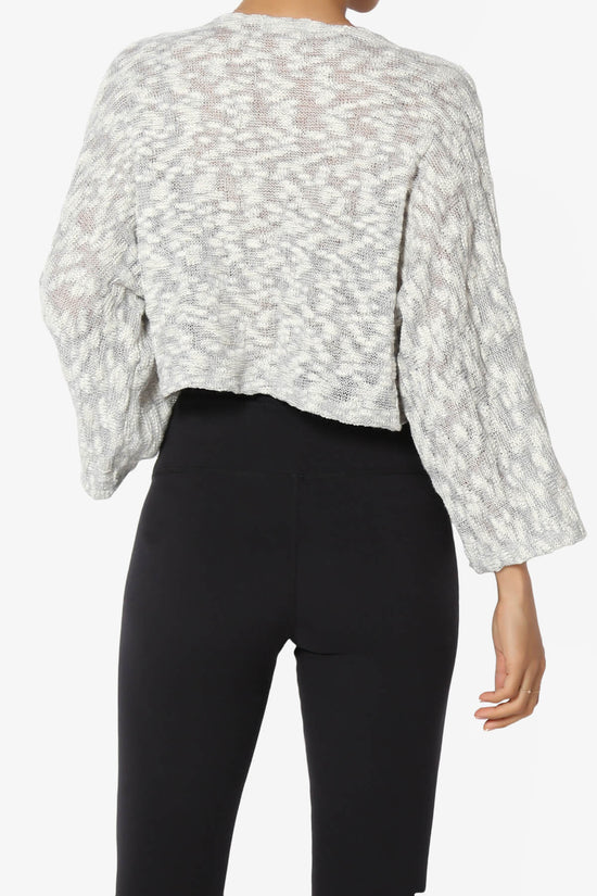 Load image into Gallery viewer, Paige Marled Knit Boxy Crop Top DENIM_2
