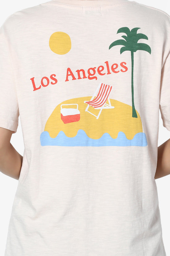 Los Angeles Beach Short Sleeve Tee