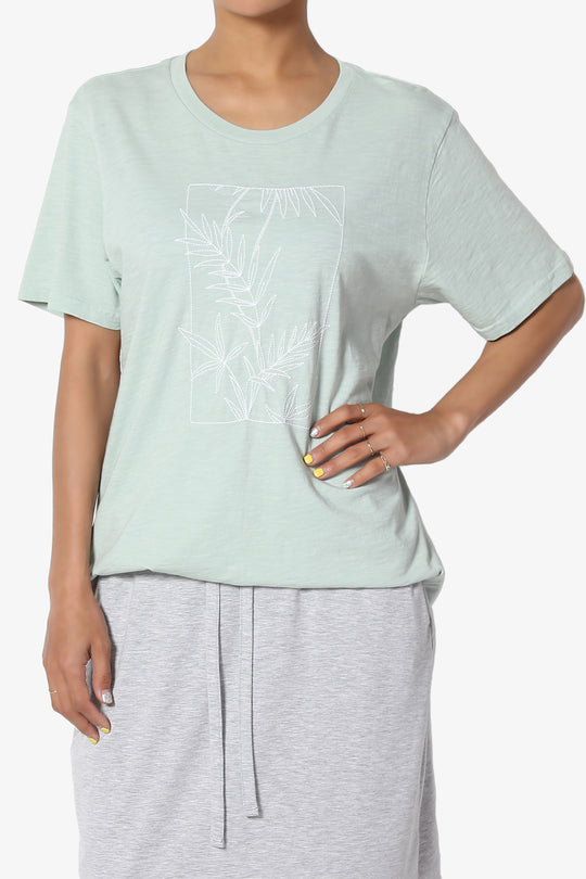 Botenical Embroidered Short Sleeve Tee