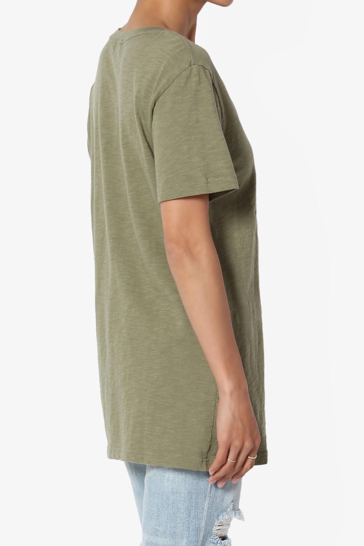 Load image into Gallery viewer, Lise Button Pocket Short Sleeve Tee

