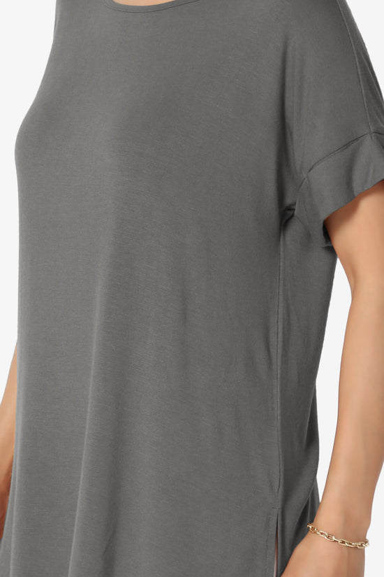Load image into Gallery viewer, Poloma Modal Jersey Boat Neck Top ASH GREY_5
