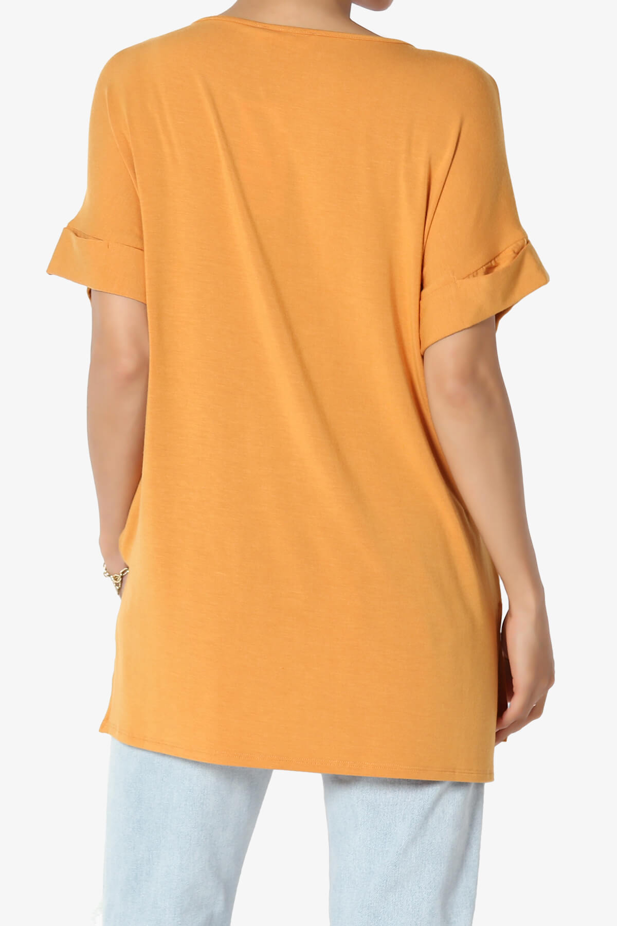 Load image into Gallery viewer, Poloma Modal Jersey Boat Neck Top GOLDEN MUSTARD_2
