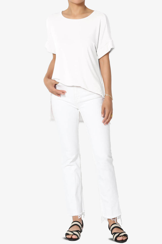 Load image into Gallery viewer, Poloma Modal Jersey Boat Neck Top IVORY_6
