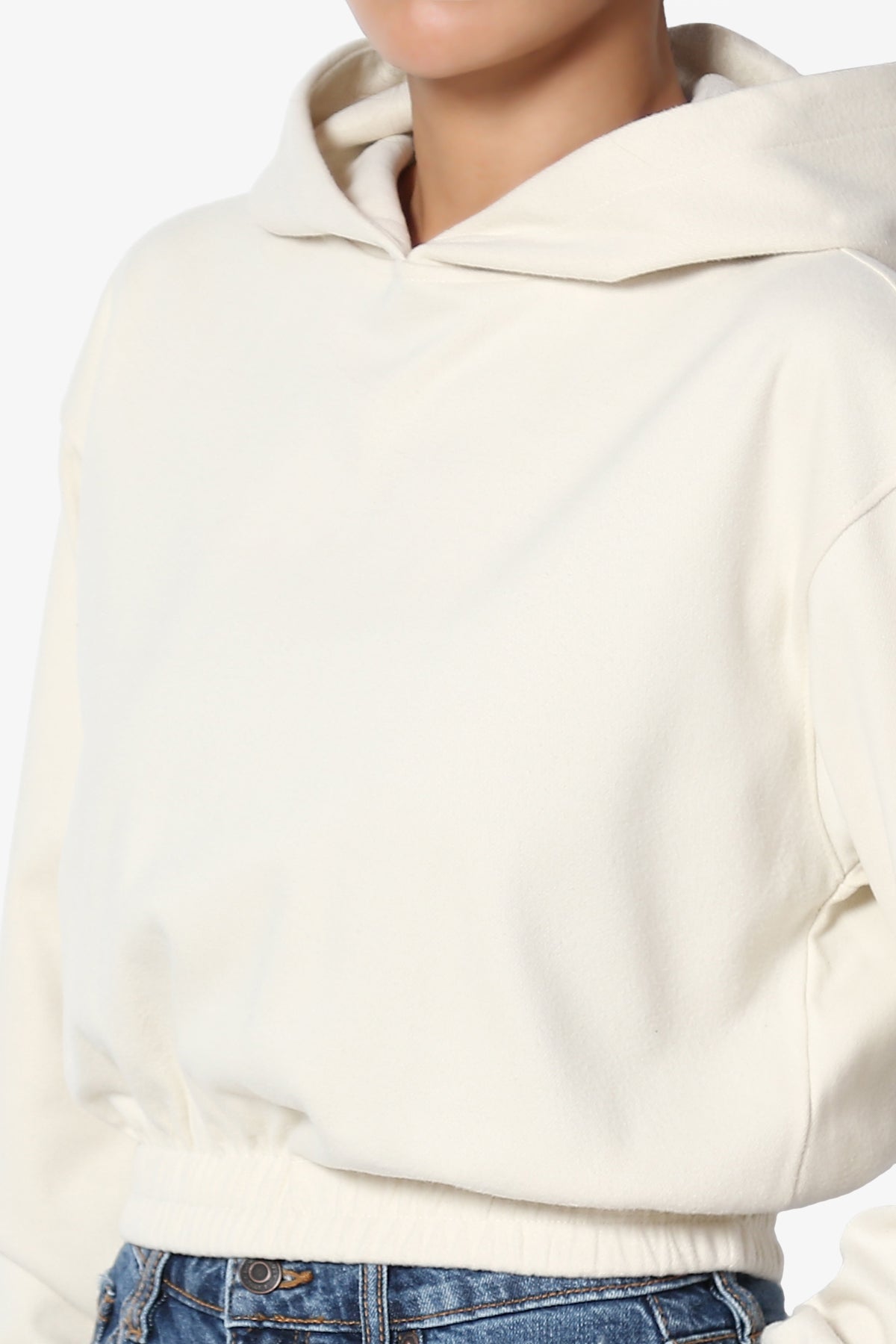 Load image into Gallery viewer, Brenna Brushed Terry Cropped Hoodie
