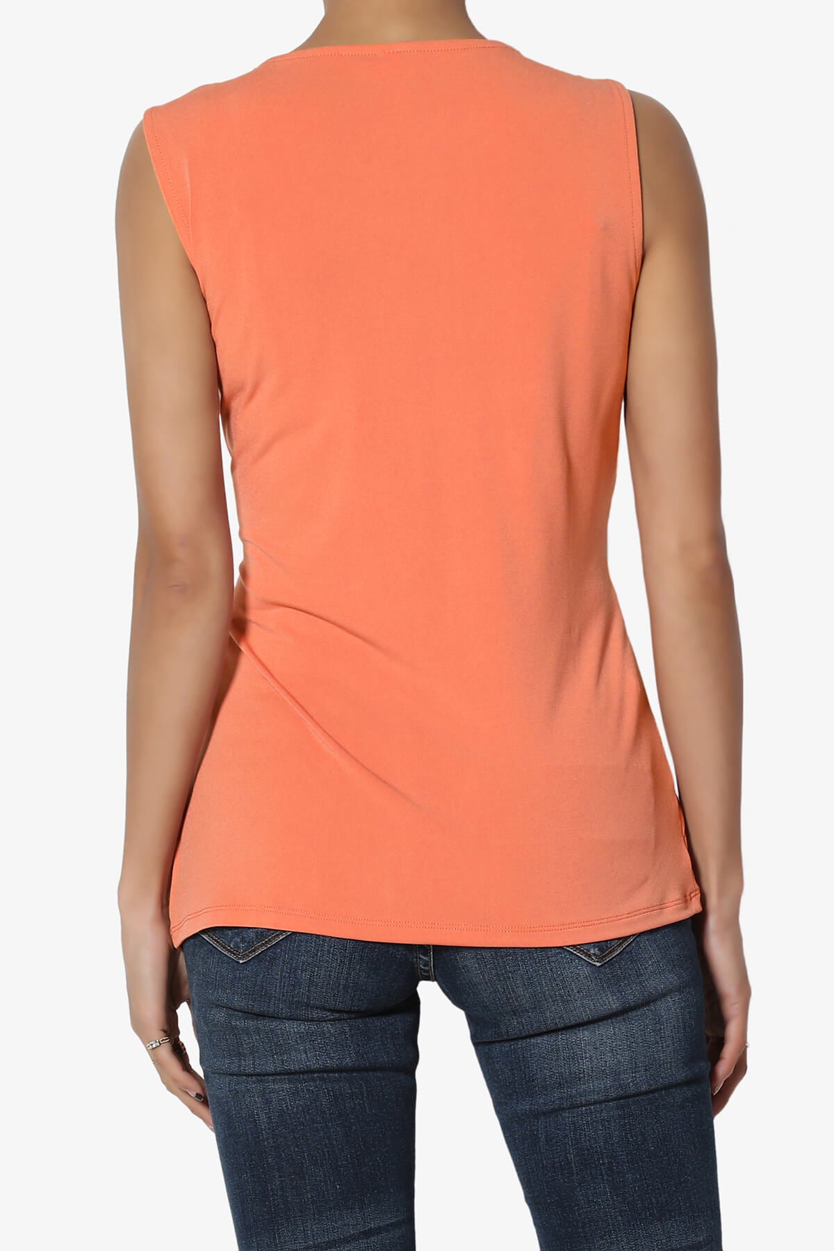 Load image into Gallery viewer, Qutie Knot Front Tank Top ASH COPPER_2
