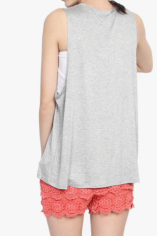 Load image into Gallery viewer, Rally Tribal Print Muscle Tank Top GREY_2
