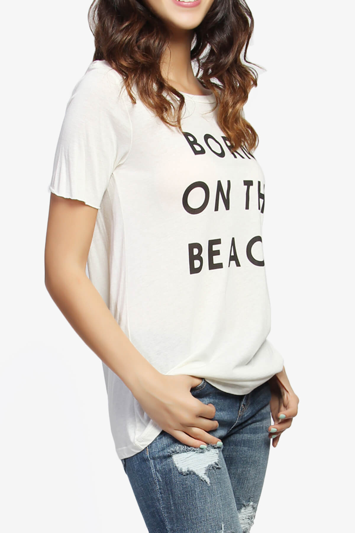 Born On The Beach Short Sleeve Tee IVORY_3