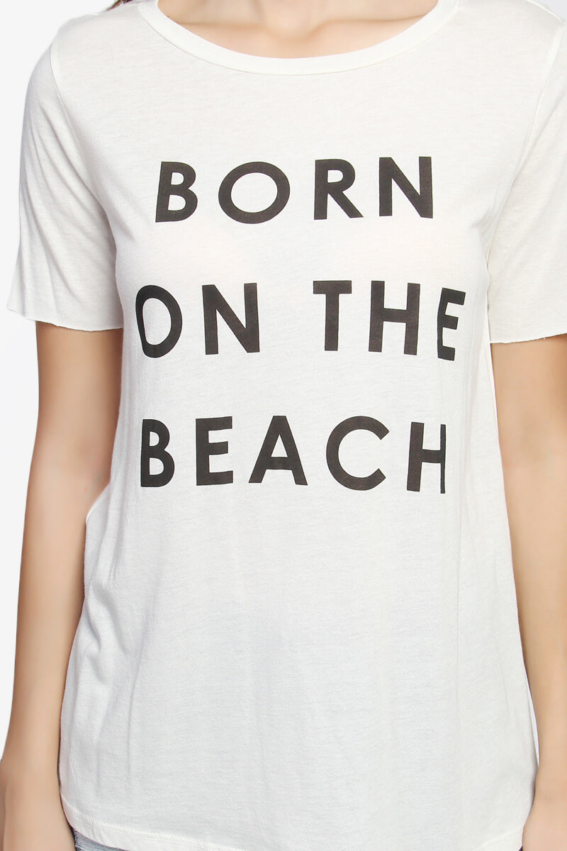 Born On The Beach Short Sleeve Tee IVORY_5
