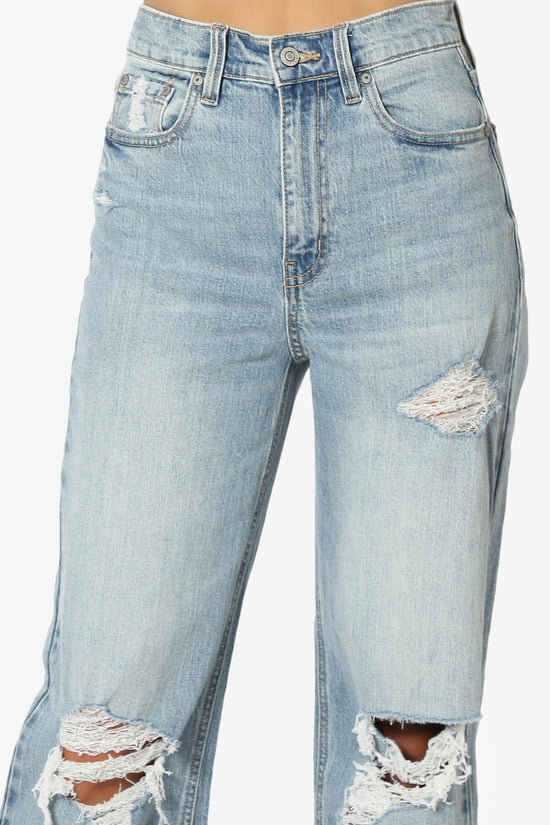 Ryder High Rise Distressed Baggy Jeans LIGHT_5