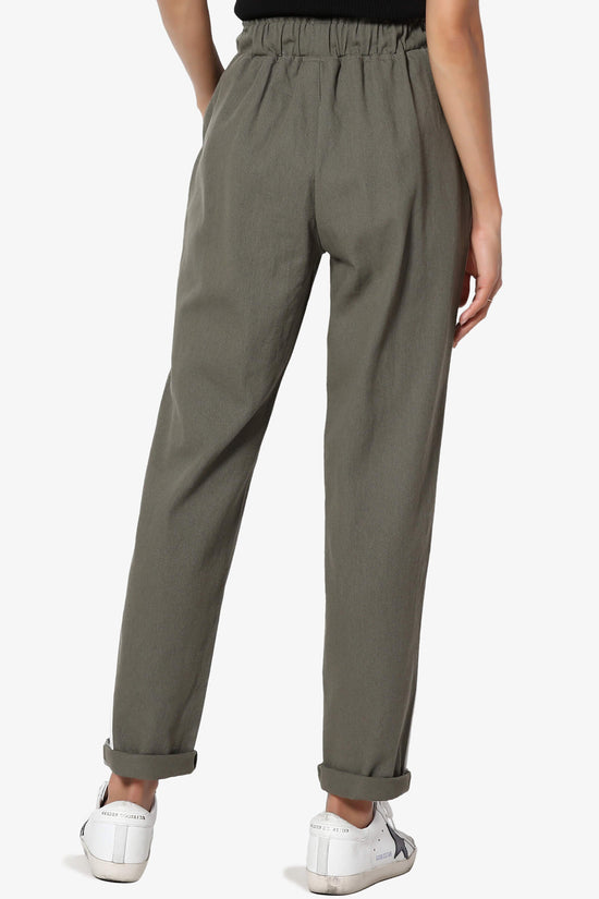 Load image into Gallery viewer, Landry Side Striped Twill Jogger Pants OLIVE_2
