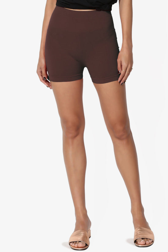 Tivoli Seamless Bike Shorts BROWN_1