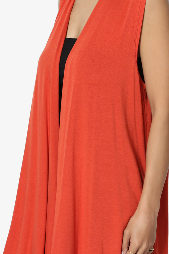 Load image into Gallery viewer, Danna Draped Jersey Vest MORE COLORS
