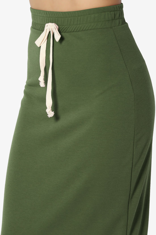 Discreet Crop Tank Top & Midi Skirt SET