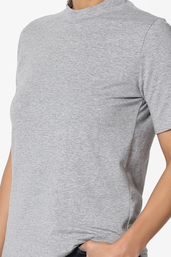 Kahiko Mock Neck Short Sleeve Tee - TheMogan