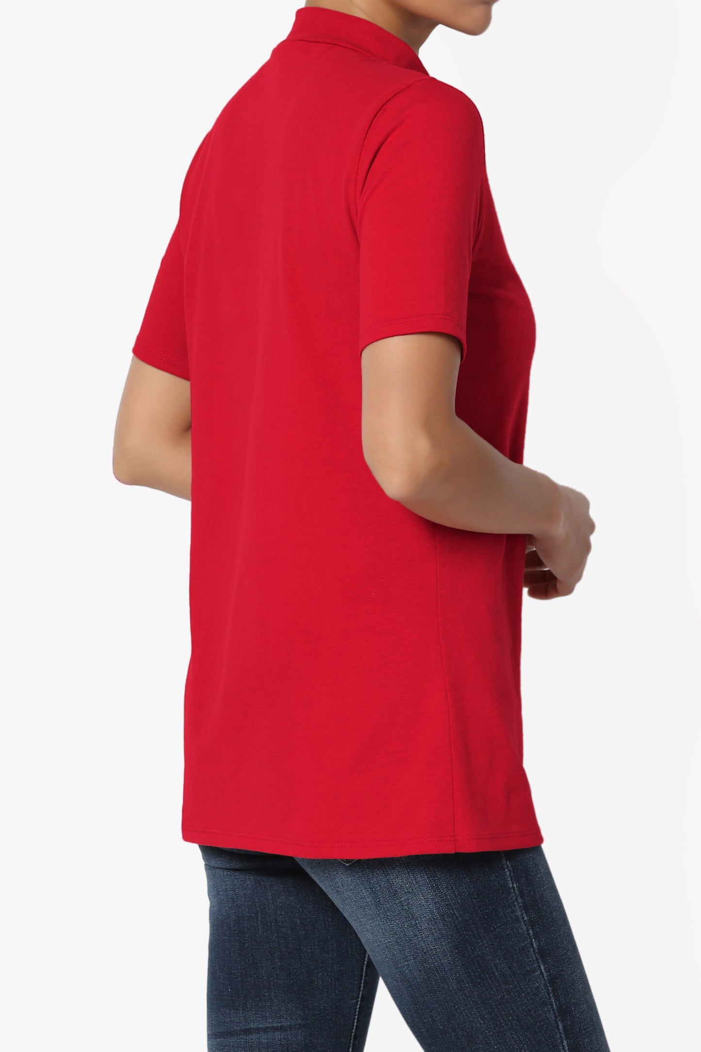 Kahiko Mock Neck Short Sleeve Tee - TheMogan