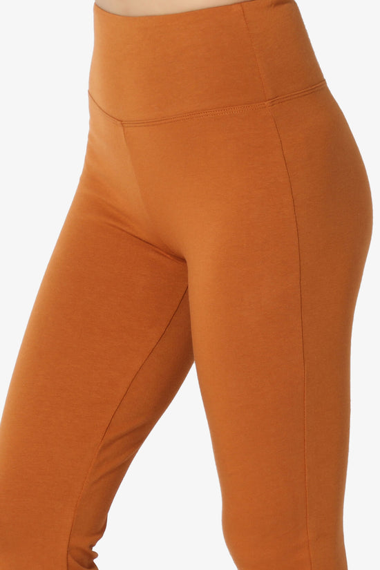Load image into Gallery viewer, Zaylee Raw Hem Flared Comfy Yoga Pants ALMOND_5
