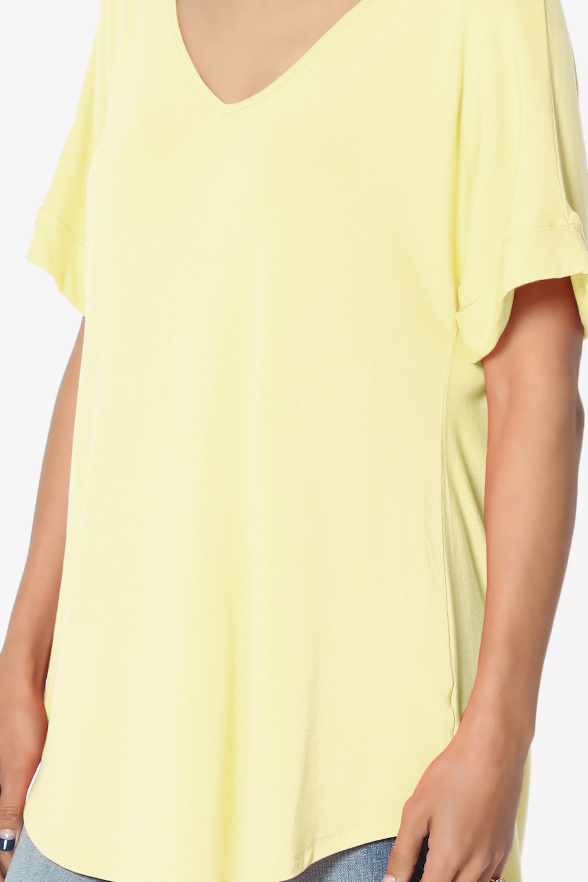 Load image into Gallery viewer, Tracey Wide V-Neck Jersey Top
