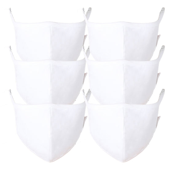 6 PCS Washable Cotton MASK With Filter Pocket - TheMogan