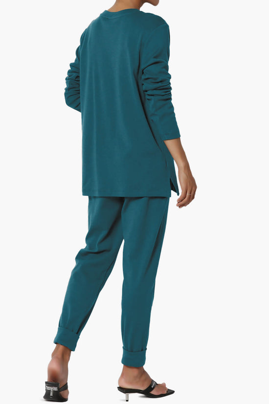 Load image into Gallery viewer, Gibbs Long Sleeve T-Shirt &amp;amp; Jogger Set TEAL_4
