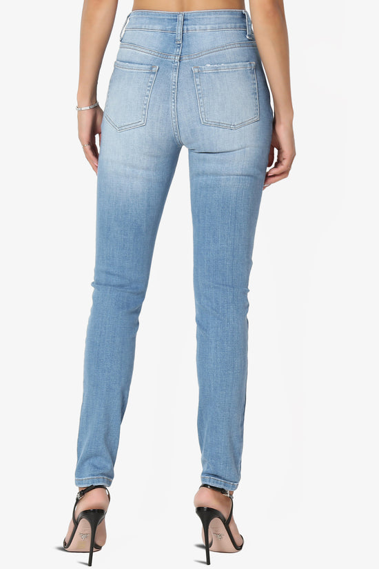 Louella High Rise Stretch Skinny Jeans in Light